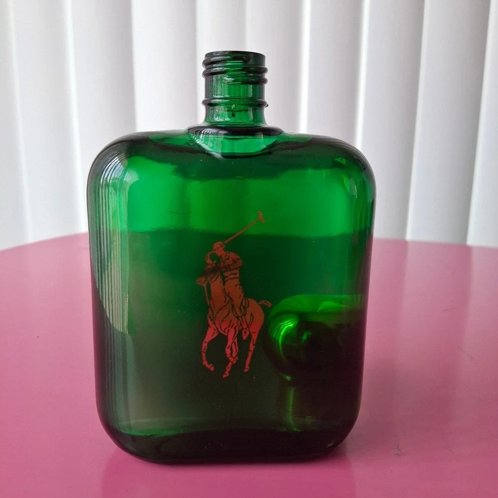 Vintage Polo Ralph Lauren Green Men's After Shave Splash Large 8 oz Jumbo Bottle